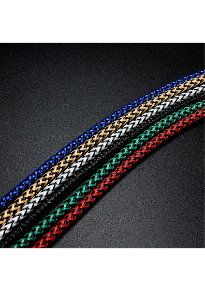 1/2/3 Metre Örgülü Mikro USB Şarj Kablosu iPhone 6s 7 8 Artı x Xs Xr 11 Pro 11 Max Cep Telefonu Şarj Cihazı Huaweı (Yurt Dışından)