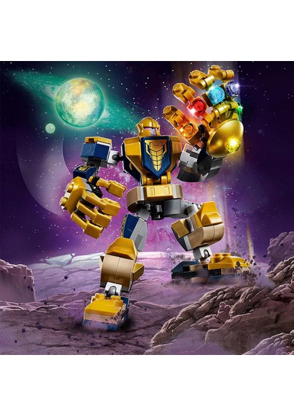 Marvel Karakter Thanos Büyük Boy Thanos Infinity Dayağı Modeli Şekil Blokları Inşaat Noel Yapı Tuğlaları Oyuncaklar Çocuklar Için (Yurt Dışından)