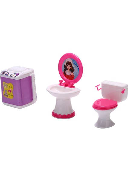 Dollhouse Mobilya Banyo Modelleme Tuvalet Minyatür Oyuncaklar Bebek Aksesuarları (Yurt Dışından) indirimleri