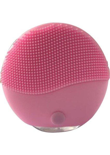 Silikon Elektrikli Temizleme USB Şarjı Su Geçirmez Güzellik Aleti Pembe (Yurt Dışından)