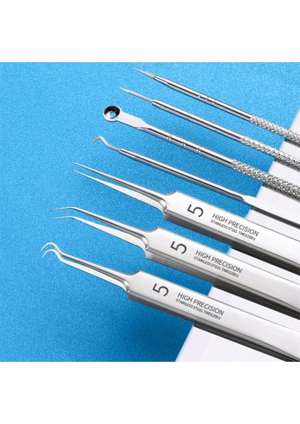 1/3/4 Adet Çelik Klip Iğne Kiti Cımbız Güzellik Cilt Bakımı Araçları (Yurt Dışından)