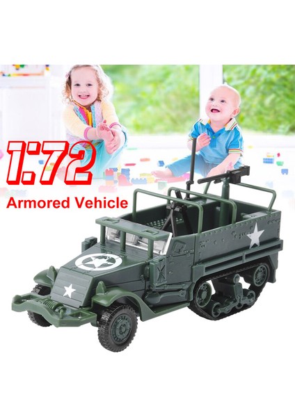 1:72 M3 Yarım Parça Zırhlı Araç Kendinden Montajlı Askeri Model Oyuncak Araba Hediye Yeni (Yurt Dışından) modelleri