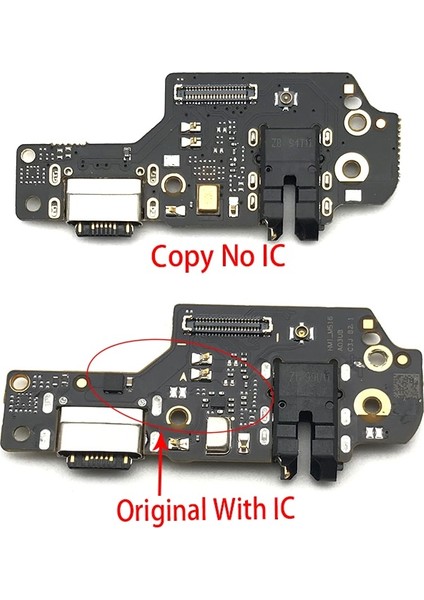 USB Şarj Portu Kurulu Flex Kablo Konektörü Parçası Xiaomi Redmi Için Not 8t 9s 8 7 9 Pro Mikrofon Mikrofon Modülü (Yurt Dışından)