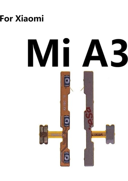 Adet Yeni 100% Yüksek Kaliteli Güç Açma/kapama + Ses Yukarı/aşağı Düğmesi Flex Kablo Xiaomi A3 A2 A1 Lite Mi6 Mi 6 (Yurt Dışından)