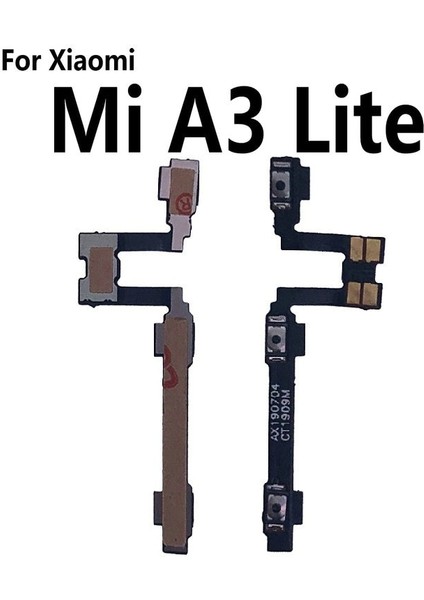 Adet Yeni 100% Yüksek Kaliteli Güç Açma/kapama + Ses Yukarı/aşağı Düğmesi Flex Kablo Xiaomi A3 A2 A1 Lite Mi6 Mi 6 (Yurt Dışından)