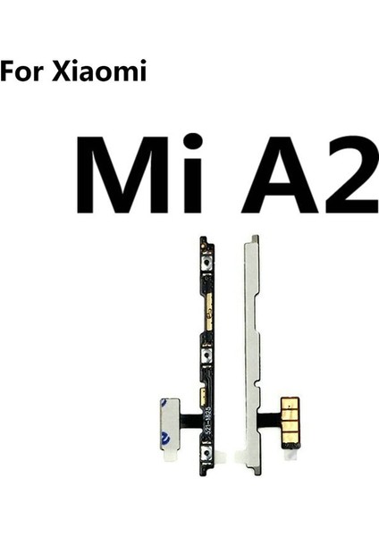 Adet Yeni 100% Yüksek Kaliteli Güç Açma/kapama + Ses Yukarı/aşağı Düğmesi Flex Kablo Xiaomi A3 A2 A1 Lite Mi6 Mi 6 (Yurt Dışından)