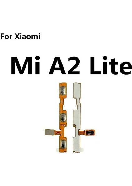 Adet Yeni 100% Yüksek Kaliteli Güç Açma/kapama + Ses Yukarı/aşağı Düğmesi Flex Kablo Xiaomi A3 A2 A1 Lite Mi6 Mi 6 (Yurt Dışından)