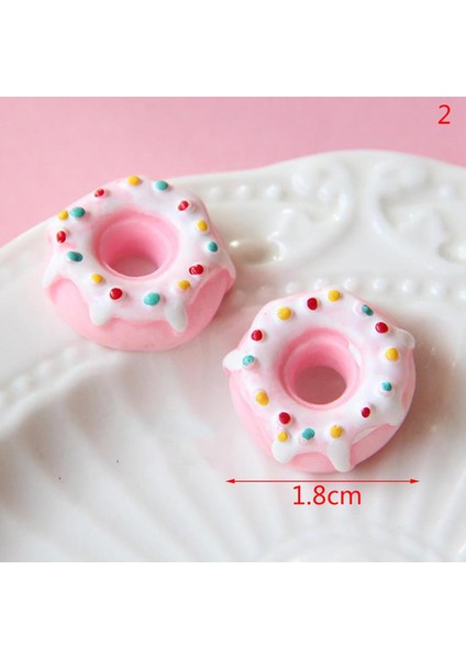 10 Adet Sevimli Mini Şeker Çörek Bebek Maması Dollhouse Minyatür Ev Zanaat Oyna Rol Yapma Oyunu (Yurt Dışından)