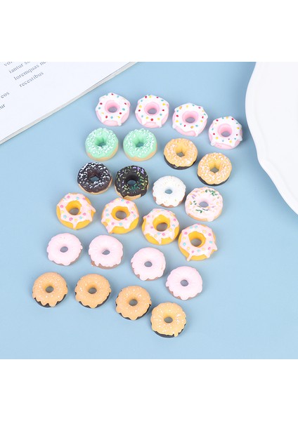 10 Adet Sevimli Mini Şeker Çörek Bebek Maması Dollhouse Minyatür Ev Zanaat Oyna Rol Yapma Oyunu (Yurt Dışından)