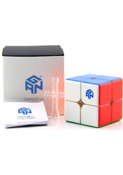 GAN249V2 2x2 Sihirli Küp Bulmaca Öğrenme Eğitim Oyuncaklar Çocuklar Erkekler Kızlar Için (Yurt Dışından)
