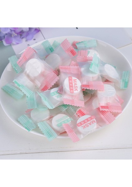 Yüz Sıkıştırma Maskesi Kağıt Tablet Tedavisi Doğal Selüloz Elyaf Kağıdı 16PCS - Beyaz (Yurt Dışından) indirimleri