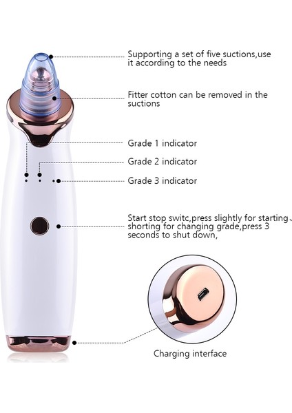 Oberlo Dser Ithalat T Bölgesi Temizleme Yüz Burun Temizleyici Vakum Yüz Temizleme Isı Tipi B (Isı Tipi B) (Yurt Dışından) modelleri