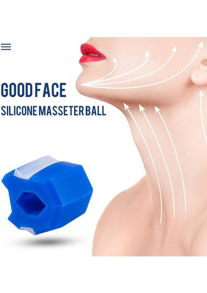 Fitness Yüz Kas Masseter Gıda Sınıfı Silika Jel Masseter Egzersiz Çiğneme Topu Pop N Go Ağız Çene Hattı Çene Kas Çiğneme Eğitmeni Kırmızı (Kırmızı) (Yurt Dışından) modelleri