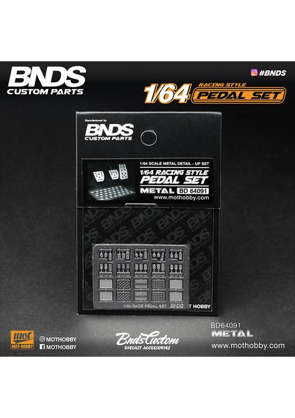 Bnds Yeni Sıcak 1/64 Ölçekli Jdm Tarzı Minyatür Yarış Tarzı Pedal Seti Gravür Parçaları Özel Koleksiyon Için Gt Oyuncak Model Otomobil Araç (Yurt Dışından)