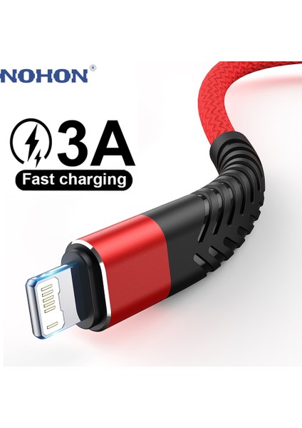 Hızlı Şarj Şarj Cihazı USB Kablosu iPhone x Xs Xr 12 11 8 7 6 5 6s Artı Apple iPad Kökenli 2 M 3 M Kurşun Cep Telefonu Veri Kablosu Tel (Yurt Dışından)