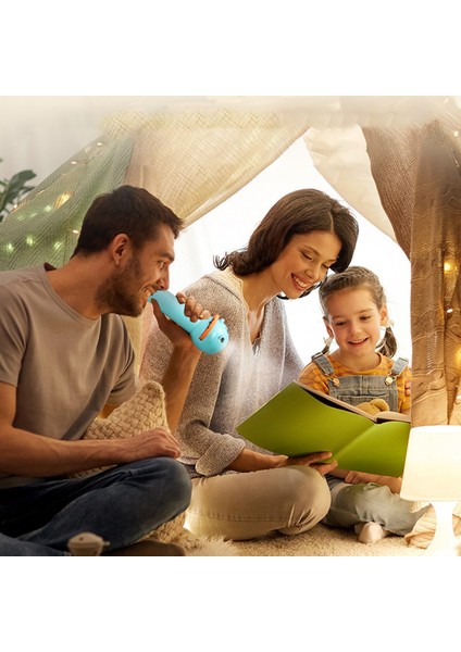 Childrenworld Işıklı El Feneri Çeşitli Desenler Ebeveyn-Çocuk Interaktif Işıklı Projektör El Feneri (Yurt Dışından)