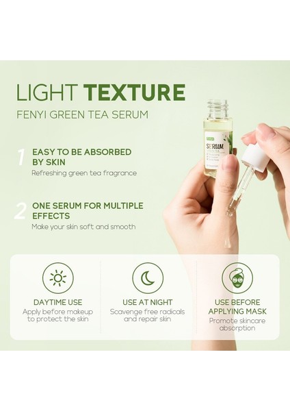 Adet Yeşil Çay Yüz Serumu Kuru Ve Yağlı Cilt Bakımı (Yurt Dışından) fırsatları