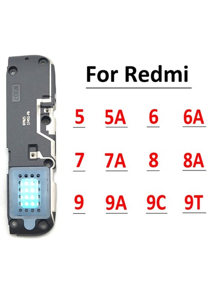 Buzzer Zil Hoparlör Hoparlör Flex Kablo Şerit Redmi 5 5A 6 6A 7 7A 8 9 9A 9c 9t Not 8t 8 9 9s Pro Max (Yurt Dışından)