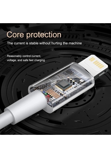 Apple Için Orijinal Kablo USB C Tip-C 20W Pd Hızlı Şarj Veri Hattı iPhone 13 12 11 Pro Max Xr Se 2022 Kablo Aksesuarları (Yurt Dışından)