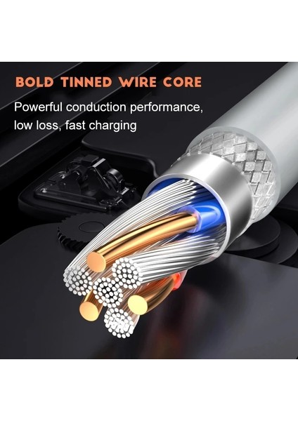 Apple Için Orijinal Kablo USB C Tip-C 20W Pd Hızlı Şarj Veri Hattı iPhone 13 12 11 Pro Max Xr Se 2022 Kablo Aksesuarları (Yurt Dışından)