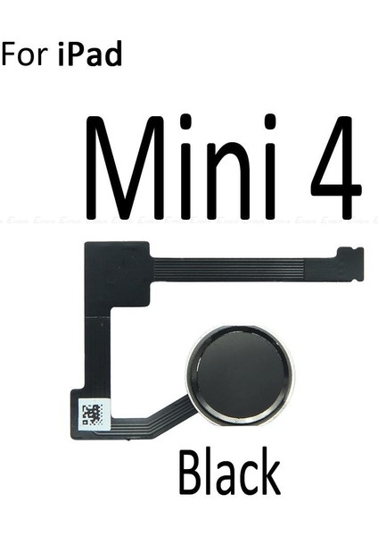 Dokunmatik Kimlik Parmak Izi Bağlantı Sensörü Tarayıcı Konektörü Flex Kablo iPad Mini 3 4 5 Ev Dönüş Düğmesi Anahtar Parçaları Değiştirin (Yurt Dışından) modelleri