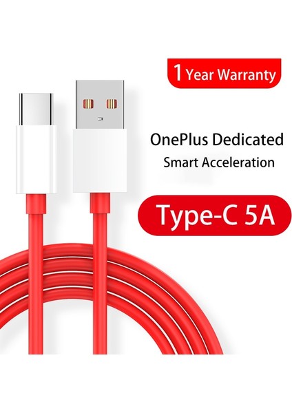 Şarj Cihazı USB Kablosu Oneplus Telefon Aksesuarları Için C Tipi Kablo 30W Yüksek Hızlı Iletim Veri Kablosu 5A Hızlı Şarj USB C Kablosu (Yurt Dışından)