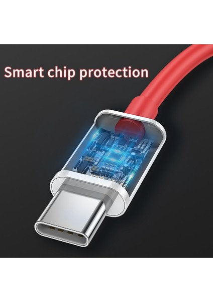Şarj Cihazı USB Kablosu Oneplus Telefon Aksesuarları Için C Tipi Kablo 30W Yüksek Hızlı Iletim Veri Kablosu 5A Hızlı Şarj USB C Kablosu (Yurt Dışından)
