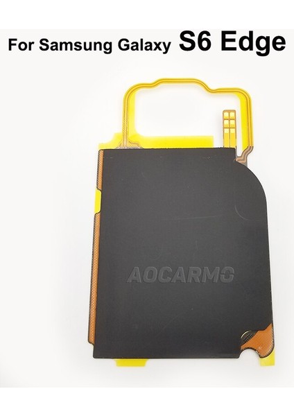 Aocarmo Şarj Alıcısı Mfc Kablosuz Şarj Indüksiyon Bobini Nfc Modülü Flex Kablo Samsung Galaxy S8/s8 + G950 S7 S6 Kenar (Yurt Dışından)
