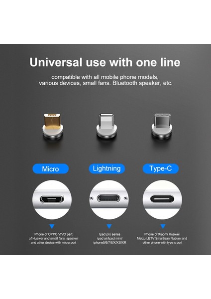 Marjay Manyetik Mikro USB Kablosu iphone Samsung Xiaomi USB Tip C 3A Hızlı Şarj Mıknatıs Şarj Adaptörü Cep Telefonu Kabloları (Yurt Dışından)