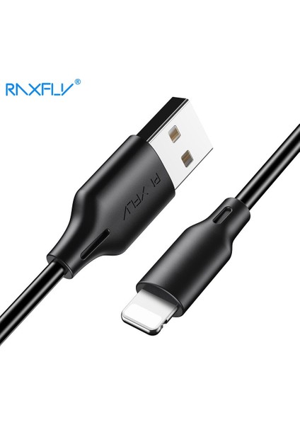 Raxfly USB Kablosu iPhone x Xs Max Xr Şarj Kablosu Hızlı Veri Senkronizasyonu USB Şarj Aleti iPhone 7 8 6 6s Artı 5s 5 USB Şarj Kablosu (Yurt Dışından)