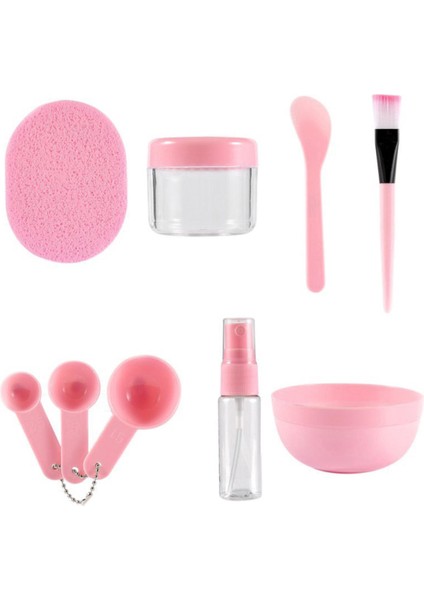 9'u 1 Arada Yüz Maskesi Karıştırma Kasesi Seti Dıy Yüz Maskesi Karıştırma Kabı Fırça Kaşık Sopa Yüz Maskesi Karıştırma Aracı Setleri (Yurt Dışından)