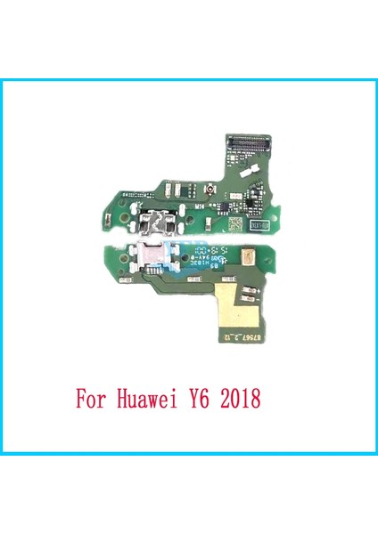 Huawei Y7 Y6 Y9 Y5 2018 2019 2017 Y7A 2020 USB Şarj Portu Yuva Konnektörü Modülü Kurulu Mikrofon Flex Kablo (Yurt Dışından)