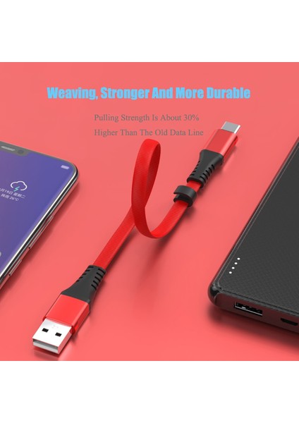 30 cm Kısa USB C Tipi Kablo Hızlı Şarj Cihazı Huawei Samsung Android 2.4A Hızlı Şarj Cep Telefonu Veri Kablosu Kablosu USB C Kabloları (Yurt Dışından) indirimleri
