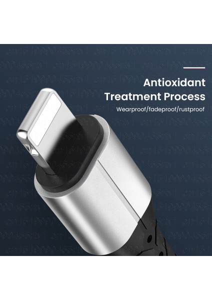 iPhone Için USB Şarj Aleti Kablosu iPhone 13 12 11 Pro Max Xs Xr x 5 5s 6 6s 7 8 Artı 2.4A Hızlı Şarj USB Veri Kablosu 0.3/1/1.5m (Yurt Dışından)