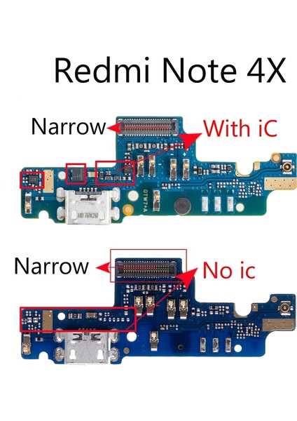 Şarj Cihazı Konektörü USB Şarj Portu Flex Kablo Xiaomi Redmi Için Not 4x 4 Pro 4A USB Şarj Aleti Mikrofon Kurulu (Yurt Dışından)