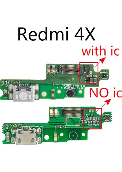 Şarj Cihazı Konektörü USB Şarj Portu Flex Kablo Xiaomi Redmi Için Not 4x 4 Pro 4A USB Şarj Aleti Mikrofon Kurulu (Yurt Dışından)