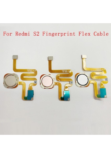 Ana Düğme Parmak Izi Sensörü Flex Kablo Şerit Xiaomi Mi Mix 2 S Redmi S2 Dokunmatik Sensör Flex Yedek Parçalar (Yurt Dışından)