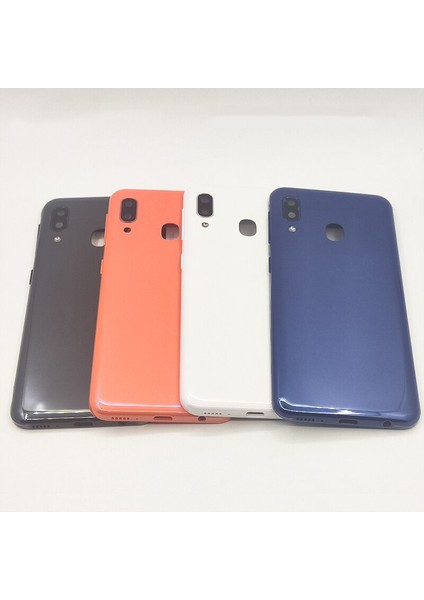 Samsung Galaxy A20E Arka Kapak Pil Kutusu Cam Arka Kapı Konut Kapak Değiştirme Galaxy A20E Telefon Kılıfı + Yapıştırıcı (Yurt Dışından)