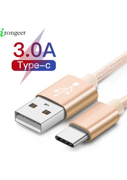 USB Tipi C Şarj Aleti Kablosu Xiaomi Mi Note 10 Pro Usb-C Cep Telefonu Hızlı Şarj Tipi-C Veri Kablo Kordonu Huawei Mate 30 Için (Yurt Dışından)