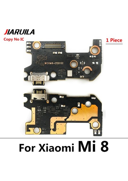 Yeni USB Şarj Portu Şarj Ünitesi Fiş Konnektörü Kurulu Flex Kablo Xiaomi Mi Max Mix 2 3 6 A1 5x A2 6x 9 8 Se A2 Lite CC9E (Yurt Dışından)