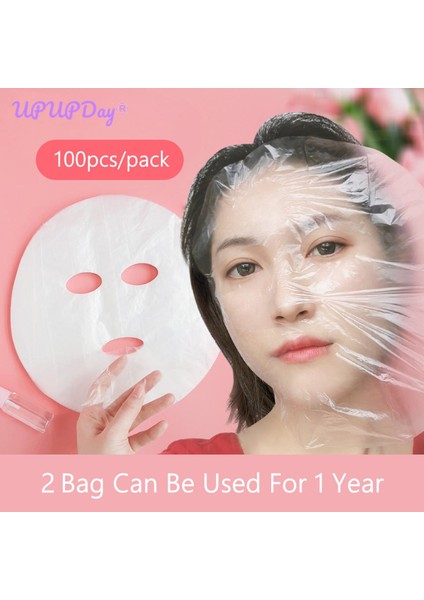 Yüz Taze Tutmak Için Tek Kullanımlık Plastik Film Film Maskesi Ultra Ince Cilt Bakım Kağıdı Güzellik Salonu Ürünleri Teşvik Edin Emilim (Yurt Dışından)