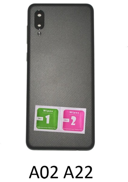 Yeni Konut Çerçeve Kapak Samsung A02 A022F A02M A022 Orijinal Telefon Şasi Arka Kapak Arka Panel Kapı Düğmeli Lens (Yurt Dışından)