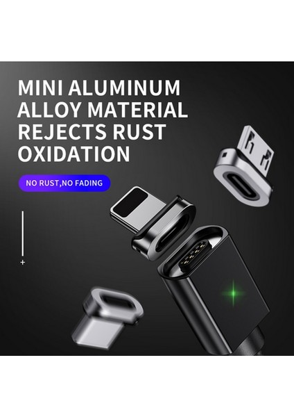 Olaf Manyetik USB Şarj Kablosu Mikro USB Kablosu Huawei Cep Telefonu Için Hızlı Şarj USB C Tipi Kablo Mıknatıs Şarj Cihazı Tel Kablosu (Yurt Dışından)