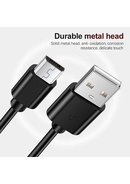 Orijinal Mikro USB Kablosu Hızlı Şarj Xiaomi 3 Redmi Not 5 4 Pro Android Cep Telefonu Veri Kablosu Samsung S7 S6 Şarj Cihazı (Yurt Dışından)