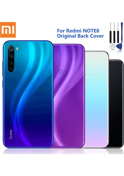 Xiaomi Orijinal Arka Pil Kapağı Kılıf Xiaomi Redmi Için Note8 Not 8 Kapı Arka Konut Arka Kapak Koruyucu Telefon Kılıfı (Yurt Dışından)