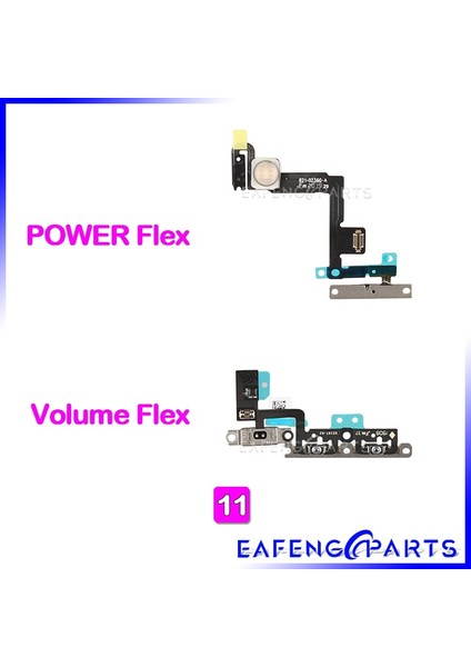 iPhone 11 Pro Max Için Anahtar Kablosu Power Flex Açık Kapalı Sessiz Volume Flex 11 Pro (Yurt Dışından)