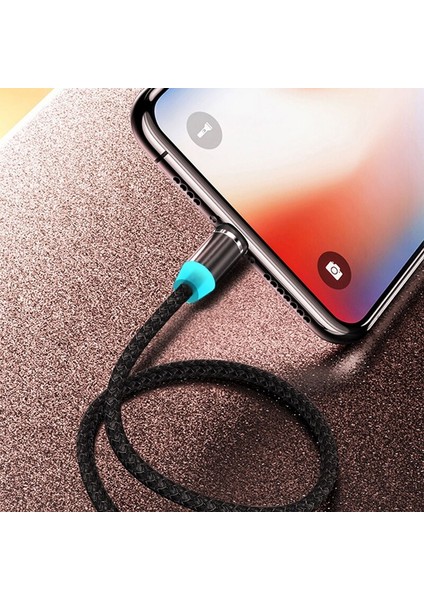 Manyetik Mikro USB Kablosu Mıknatıs Fiş Tipi C Şarj Kablosu iPhone Huawei Samsung Xiaomi Mıknatıs Şarj Kablosu (Yurt Dışından)