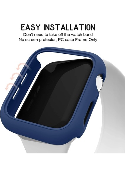 Apple Watch Için Mat Kapak 45MM 41MM 38MM 42MM 40MM 44MM, Iwatch Se Için Sert Pc Tampon Koruyucu Kılıf Çerçevesi 8 7 6 5 4 3 2 1 (Yurt Dışından) fiyatları