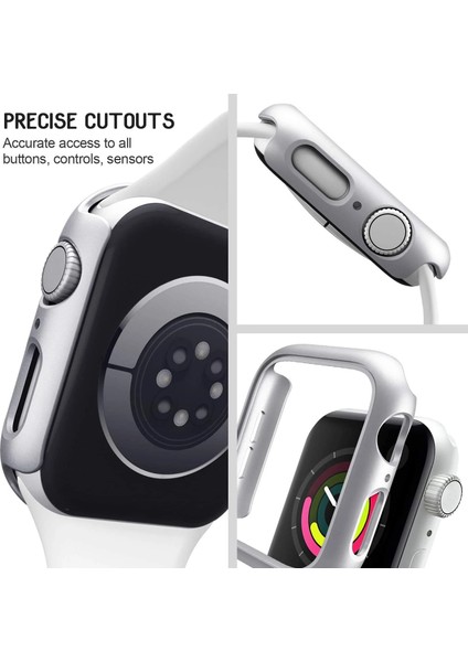 Apple Watch Için Mat Kapak 45MM 41MM 38MM 42MM 40MM 44MM, Iwatch Se Için Sert Pc Tampon Koruyucu Kılıf Çerçevesi 8 7 6 5 4 3 2 1 (Yurt Dışından) modelleri