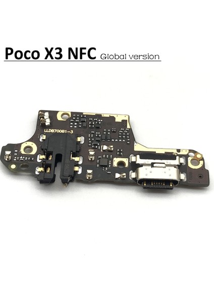 USB Şarj Aleti Yuva Konnektörü Şarj Portu Kurulu Mikrofon Flex Kablo Xiaomi Poco X3 Nfc Küresel Sürüm/poco X3 Pro (Yurt Dışından)